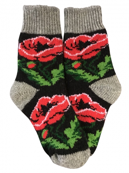 Kuschelsocken aus Schafwolle S36